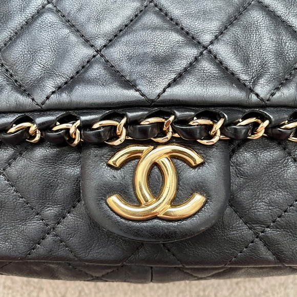 CHANEL Chain Around Flap Bag Sac Rabat - Picture 5 of 13